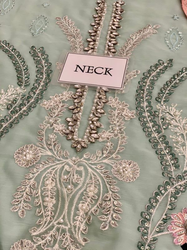 Chiffon With Heavy Embroidered Spangle Work | MARIA B