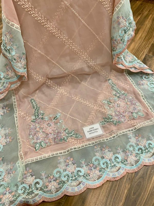 Chiffon With Heavy Embroidered Spangle Work | MARIA B